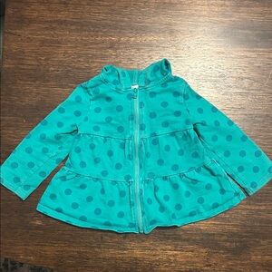 Circo Teal Polka Dot Hoodie